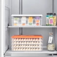 thumbnail image 4 of Dumpling Box - Large Capacity, Multi-Layer Freezer-Safe Snack Storage Container with Freshness Timer, Airtight Seal, and Convenient Carry Handle, 4 of 8