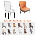 thumbnail image 5 of Chair Covers for Dining Room Chair Covers Set of 2 Stretch Spandex Kitchen Chair Protector Slipcover Removable Washable Dining Chair Covers for Home, Party, Ceremony, 5 of 5