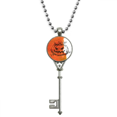thumbnail image 1 of Pintado a mano de calabaza de Halloween Colgante Collar Vintage Llavero Plata Joyas Unbranded M, 1 of 3
