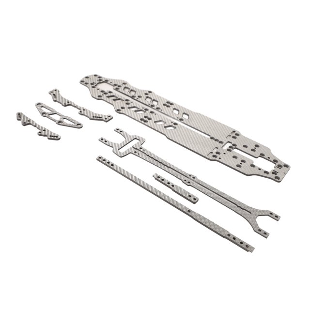 Kit de chasis de fibra de carbono Jadeshay para coche RC a escala 1/10