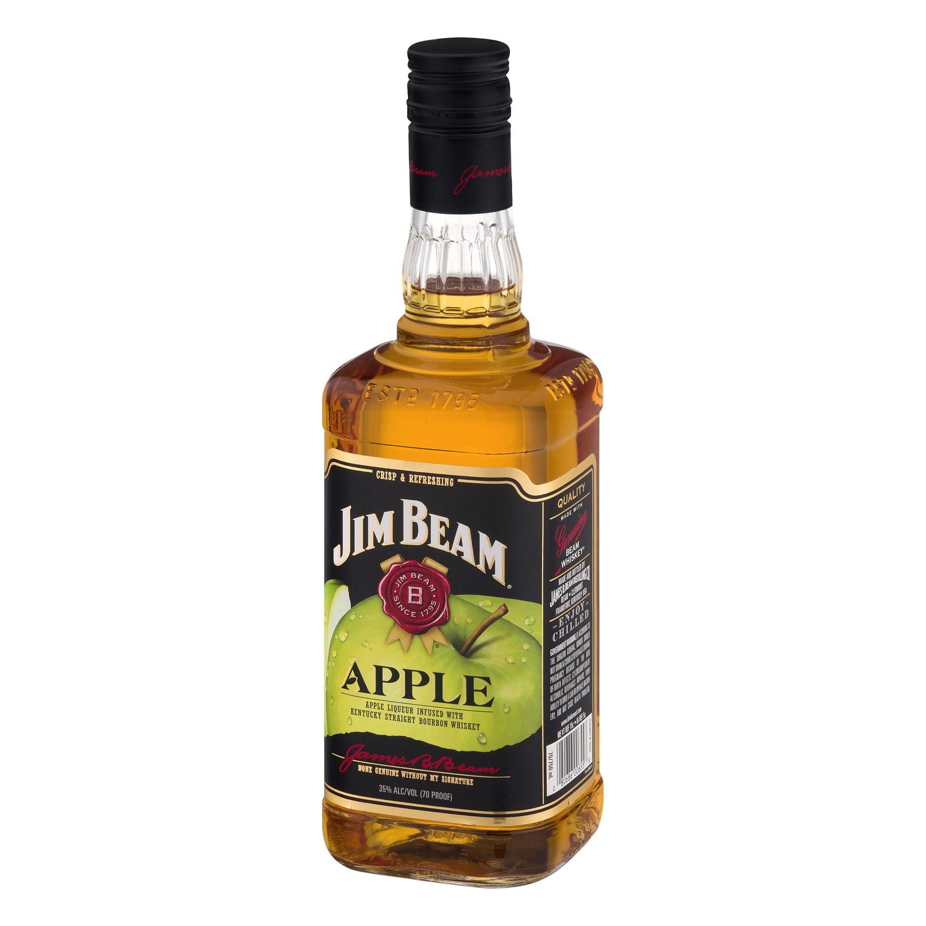 Jim Beam Apple Bourbon Whiskey 750 Ml Walmart Com Walmart Com