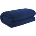 thumbnail image 2 of Cotton Paradise 100% Cotton 40 by 80 inches Bath Sheet, Soft Absorbent Quick Dry Towels for Bathroom, Navy Blue, 2 of 7