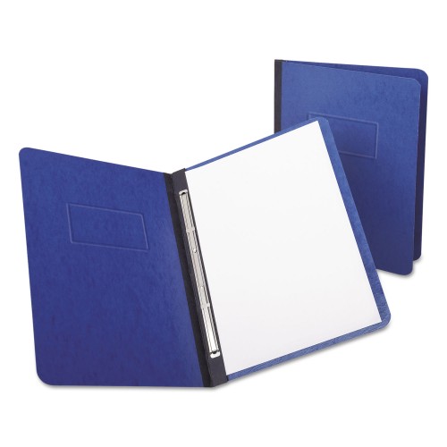 New Oxford PressGuard Report Cover, Prong Clip, Letter, 3' Capacity, Dark Blue,Each