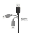 thumbnail image 5 of Esoulk 5ft USB-C to USB-A Charge/Sync Cable for Samsung Galaxy A15 5G - Black, 5 of 8