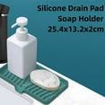 thumbnail image 3 of Silicone Drain Pad Drying Mat for Kitchen and Bathroom Use, 3 of 8