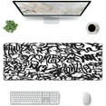 thumbnail image 2 of Graffiti Mouse Pad, Large Big Gaming Mouse Pad Desk Pad, Mousepad with Non-Slip Rubber Base, Extended XXL Mouse Mat for Computer Laptop Office Accessories, 2 of 6