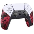 thumbnail image 4 of PlayVital Anti-Skid Sweat-Absorbent Professional Controller Grip for PS5 Controller, Textured Soft Rubber Pads Handle Grips for PS5 Controller - Black Red Camouflage, 4 of 9