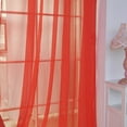 thumbnail image 3 of Window Sheer Voile Curtains 79 Inches Long Sheer Curtains Clear Curtains Basic Rod Pocket 1 Panel Bedroom Children Living Room Yard Kitchen, 3 of 6