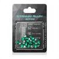 12 tornillos de rotor de freno de disco M5x10mm para bicicleta de montaña T25 tornillos de freno (verde)