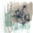 thumbnail image 2 of Goldberger, Jennifer 26x26 White Modern Wood Framed Museum Art Print Titled - Scribble Scrabble I, 2 of 4