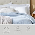 thumbnail image 3 of Better Homes & Gardens Floral Matelassé Quilt, King, Blue Bedding, 3 of 7