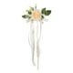 thumbnail image 1 of Flores PEW para pasillo de sillas Arreglo floral PEW Flores de rosas artificiales con champán, 1 of 9