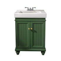 Furniture Indoor Home Decorative Bathroom / Washroom / Kitchen 24" Vogue Green Sink Vanity
