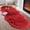 Red, variant on Bathroom Rugs Extra Large Bedroom Rugs Plush Rugs for Bedroom Rugs Bath Carpet Living Room Runner Rug Soft Comfortable Water Absorption Non Slip Thick Machine Washable Area Rug Black 50x140cm