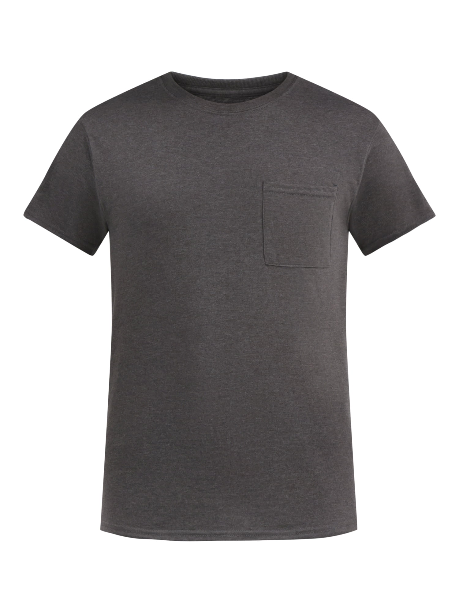 Athletic Works Men's and Big Men's Cotton Pocket Tee, Sizes XS-5XL and Tall Sizes