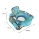 thumbnail image 2 of Sillas inflables para adultos, tubo flotante, 100 kg-150 kg, tumbona de piscina resistente Azul rosado, 2 of 9