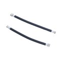 thumbnail image 2 of 2Pcs Pump Extension Hose Inflator Tube Pipe Cord for Schrader (Black), 2 of 7