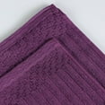 thumbnail image 6 of Luxurious Soft Cotton 8-Piece Towel Set, Plum by Blue Nile Mills, 6 of 9