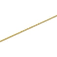 thumbnail image 3 of LOVEBLING 10K Yellow Gold 2mm Plain Hollow Franco Chain Necklace with Lobster Lock (22"), 3 of 5