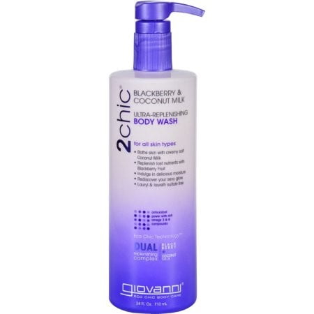 Chocolate Milk Body Wash - 2chic Ultra Repleneshing Body Wash with Blackberry & Coconut Milk Value Size Gio