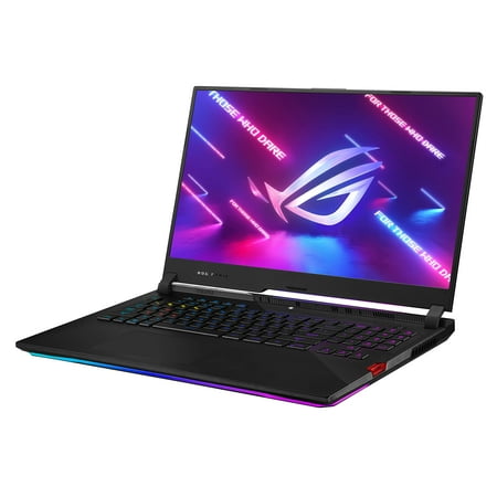 ASUS ROG Strix Scar 17 (2021) Gaming Laptop, 17.3" 360Hz IPS FHD, NVIDIA GeForce RTX 3080, AMD Ryzen 9 5900HX, 16GB DDR4, 1TB SSD, Opti-Mechanical Per-Key RGB Keyboard, Windows 10 Pro, G733QSA-PB96