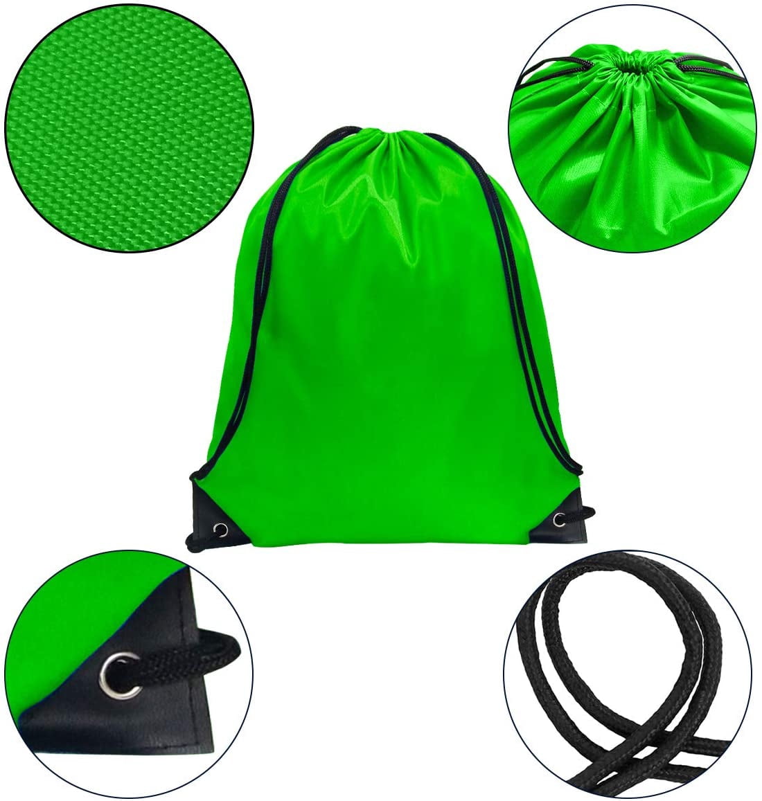 10 Nylon-Turnbeutel Mit Kordelzug, 42x34 Cm – Leicht & Robust | Gelb