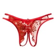 thumbnail image 2 of BOOMILK Crotchless Panties for Women Thong Lace Pants Briefs Underwear, 2 of 2