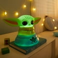 thumbnail image 3 of Star Wars Baby Yoda 3D LED Color Changing Mood Light with 30 Minute Timer, Green, 6"H x 4"W, 3 of 7