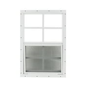 Shed Windows and More 14" X 21" Aluminum White Flush Windows, Playhouses, Tree Houses, Shed Windows