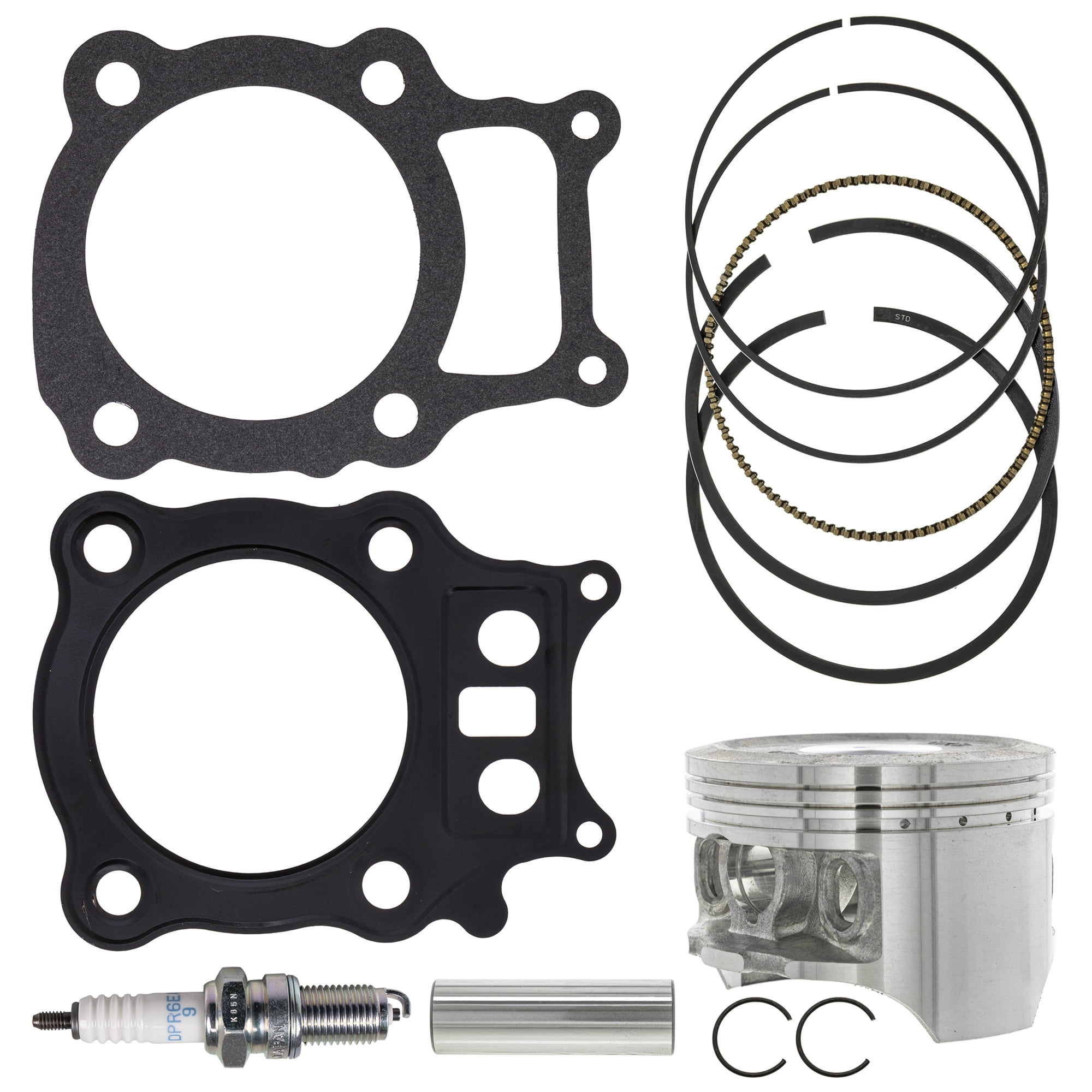 02-06 Vertex Top End Piston Kit Compatible with/Replacement for Honda CRF 450 R VTKTC23003A 