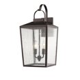 thumbnail image 4 of Millennium Lighting 22" 2-light Metal Outdoor Wall Bracket in Powder Coat Black, 4 of 4