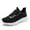 Black, variant on Lightweight Women's Sneakers For Running Breathable Mesh Sports Shoes For Active Versatile Athletic Footwear For Everyday Use