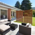 thumbnail image 5 of Neutypechic Outdoor Privacy Screen with Stand 76" x 47.2" x 15.7" Metal Balcony Decorative Screen, 5 of 5