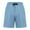 Sky Blue, variant on Up to 50% off Mens Gym Shorts Men's Solid Color Casual Drawstring Closed Elastic Waist With Pockets Shorts L, Sky Blue