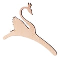 thumbnail image 1 of Percha de ropa en forma de cisne Sunnimix 1 pieza Madera natural, 1 of 8