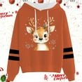 thumbnail image 2 of WILLBEST Sudadera Oversize para Mujer con Estampado Navideño Informal y Cordón Ajustable Grande, 2 of 3