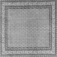 thumbnail image 1 of Ahgly Company Indoor Square Persian Gray Traditional Area Rugs, 7' Square, 1 of 1