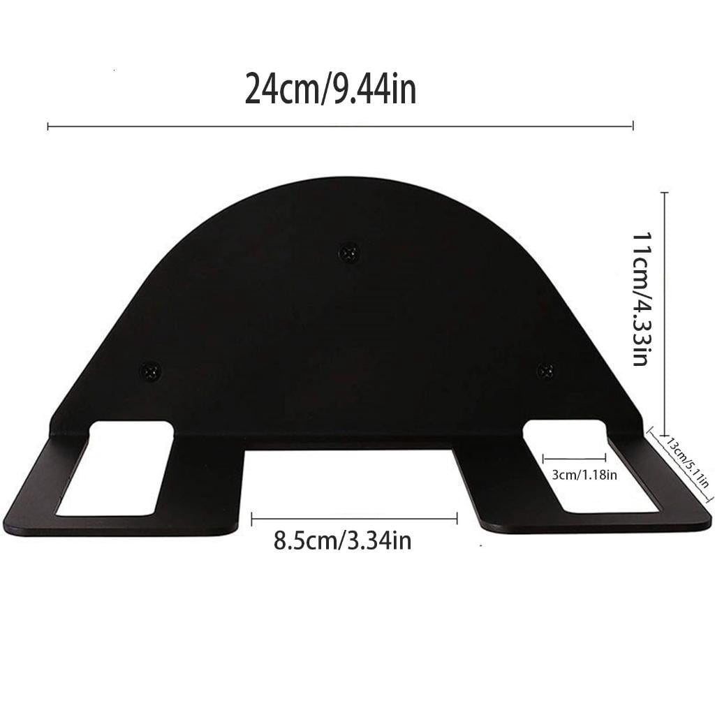 Yihuala Robust Iron Pingpong Paddle Holder Wall Mount Rack for Table Tennis Display and Storage