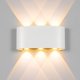 thumbnail image 1 of Aplique de pared para exterior de 18W y 6LED, resistente al agua IP65, aplique de pared interior de diseño moderno, luz blanca cálida, para dormitorio, cocina, pasillo, 1 of 5