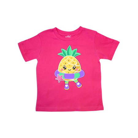 

Inktastic Cute Pineapple with Floatie Gift Toddler Boy or Toddler Girl T-Shirt