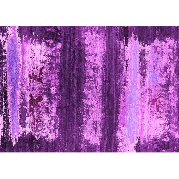 Ahgly Company Indoor Rectangle Oriental Pink Industrial Area Rugs, 2' x 3'