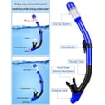 thumbnail image 3 of Set 4 en 1 de equipo de snorkel Ubekezele para adultos con bolsa de viaje, 3 of 7