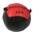 thumbnail image 2 of Weighted Wall Ball, 2.2lb Pu Leather Soft Exercise Fitness Weight Ball Suitable For Both Gym And Home Use, 2 of 7