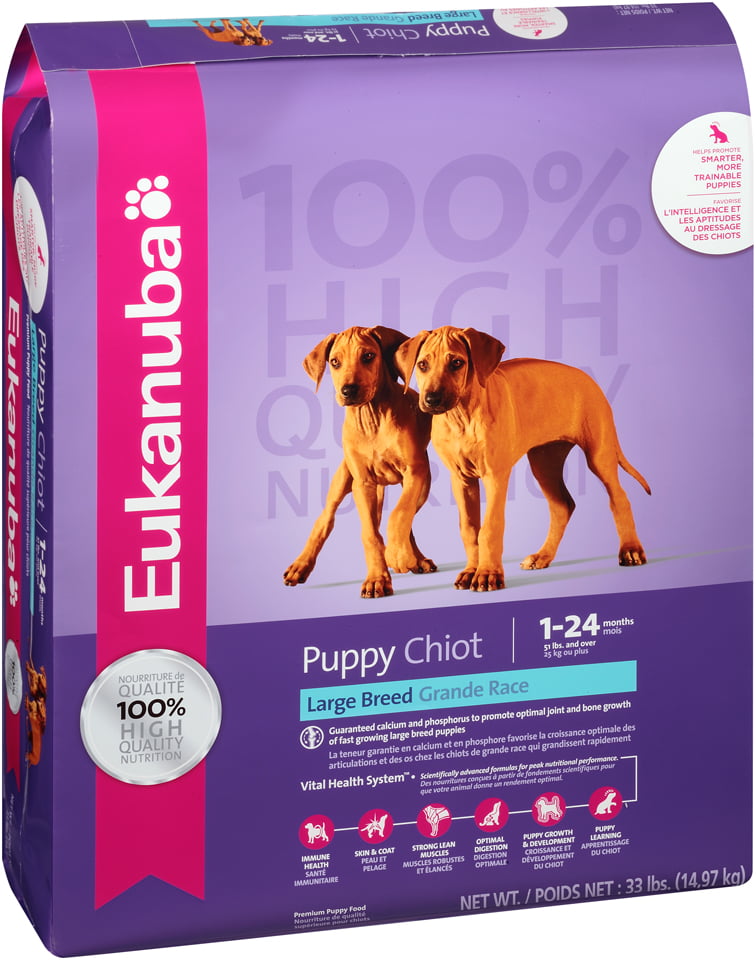 Eukanuba Large Breed Puppy Dog Food, 33 - Walmart.com