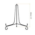 thumbnail image 2 of Unique Bargains 2Pack 12 Inch Plate Stands for Display Iron Folding Easel Plate Holders, Black, 2 of 5