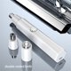 thumbnail image 3 of Soidarity Recortador de pelo para nariz y orejas, removedor de afeitado eléctrico de carga USB de mano, cortapelos de cabeza de acero inoxidable, cabeza Juegos de afeitado Cabeza blanca de 2 uds. Soidarity CE013879-01B, 3 of 6