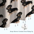 thumbnail image 6 of Cute Dachshund Shower Curtain 84"x72" ,Bathroom Decorative Shower Curtains Set with 12 Hooks,Modern Waterproof Washable Shower Curtain, 6 of 6