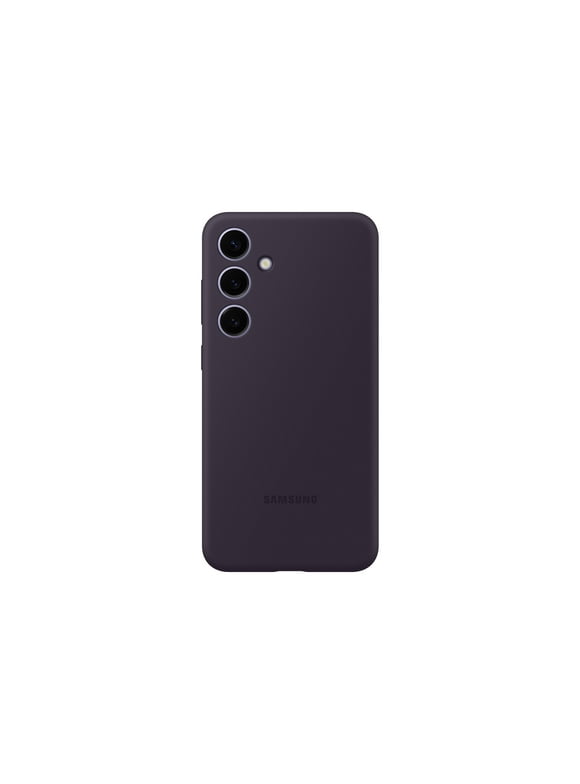 Samsung Galaxy S24+ Silicone Phone Case, Dark Violet