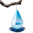 thumbnail image 1 of Comedero de agua para pájaros, baño para pájaros colgante en forma de gota con gancho, dispensador de agua para pájaros al aire libre, bebedero para pájaros silvestres para árbol de jardín, 1 of 5