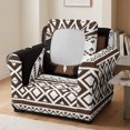 thumbnail image 3 of FKELYI 2 Piece Stretch Couch Cover with Separate Cushion Cover Non Slip Anti-Dust Armchair Slipcover Aztec Tribal Geometric Print Furniture Protector for Living Room, 3 of 7
